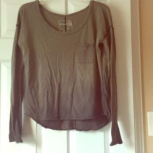 Free People LS Faded Tee